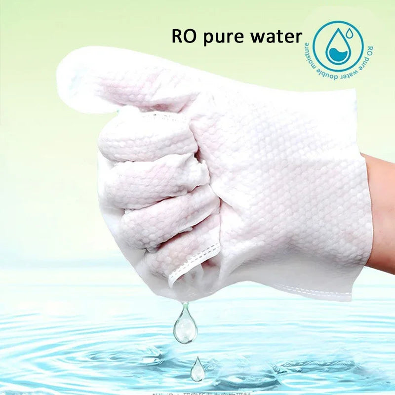 🧤🐾 6PCS Pet Wash-Free Cleaning Gloves – Dry Grooming Wipes