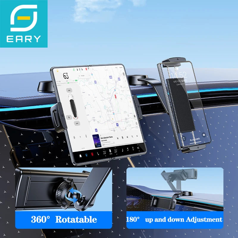 🚗📱 Eary Suction Cup Car Mount for Z Fold & Smartphones