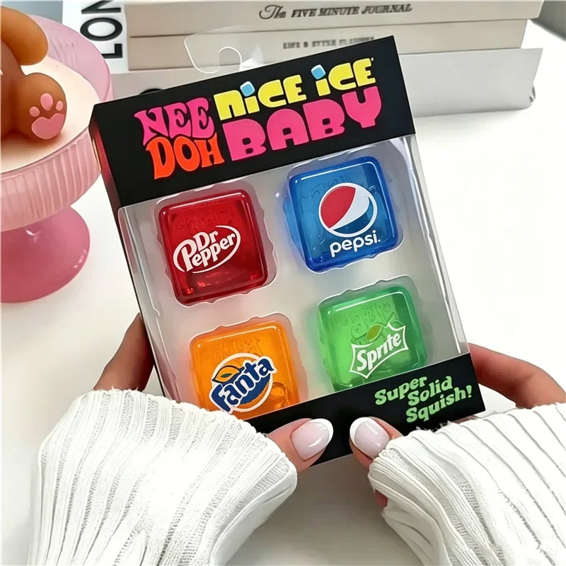 Schylling NeeDoh Nice Ice Baby & Teenie Cube