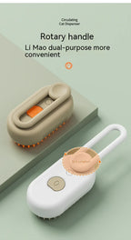 ✨ 3‑in‑1 Pet Electric Steam Brush | Cat & Dog Cleaning Spray Massage Grooming Comb | Retractable Handle | USB Rechargeable Hair Removal Beauty Brush