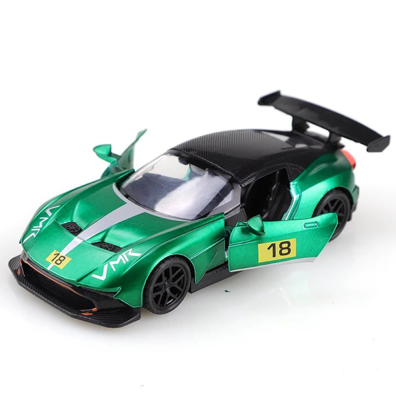 1:36 Alloy Pullback Racing Car – Metal Die‑Cast Toy Model for Kids & Collectors