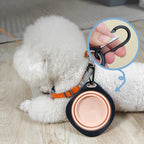 🐾🥣 Folding Silicone Pet Travel Bowl – Collapsible Outdoor Feeder