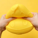Jumbo Cheese Squishy Stress Ball – Slow-Rebound Cheese Fidget Toy