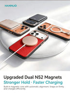 Leather iPhone Case – MagSafe Magnetic Shockproof Cover