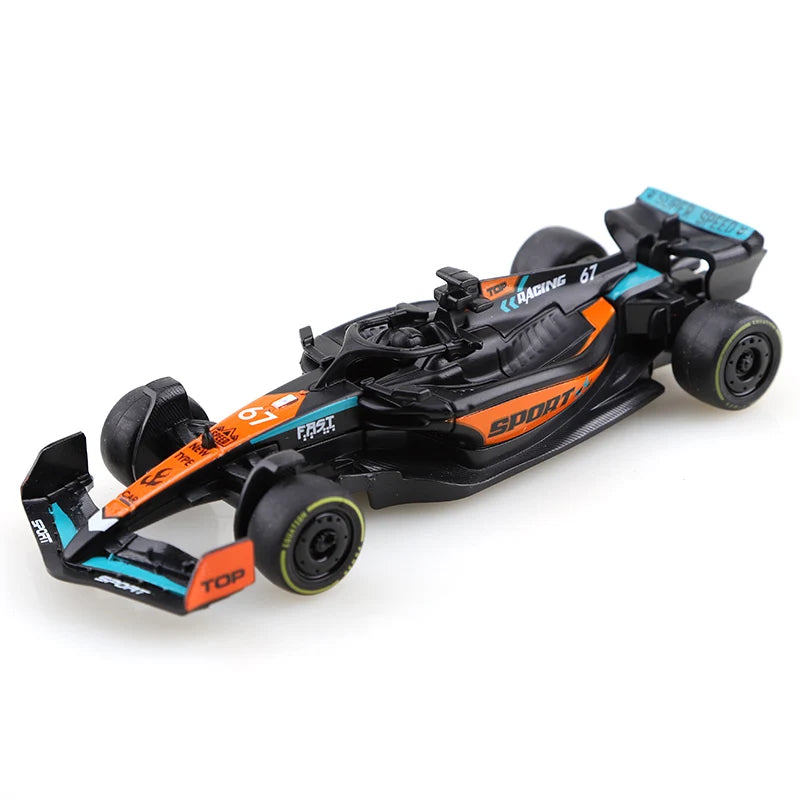 (Bagged) 1.43 Alloy Model Racing Car Toy, Exquisite Formula Alloy Pullback Racing Car, Children's Toy, Best Birthday Gift.