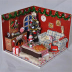 DIY Christmas Snowman Cottage Miniature Kit
