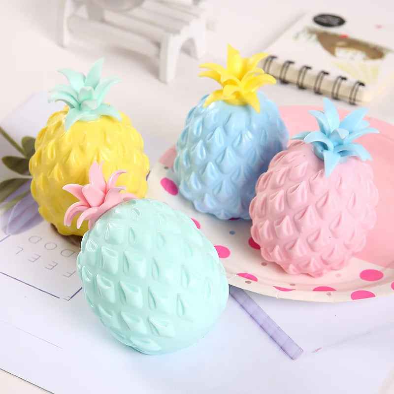 Pineapple Water Bead Squishy Toy – Soft Squeeze Sensory Fidget