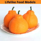 Orange Squishy Stress Ball – Realistic Fruit Sensory Squeeze Toy