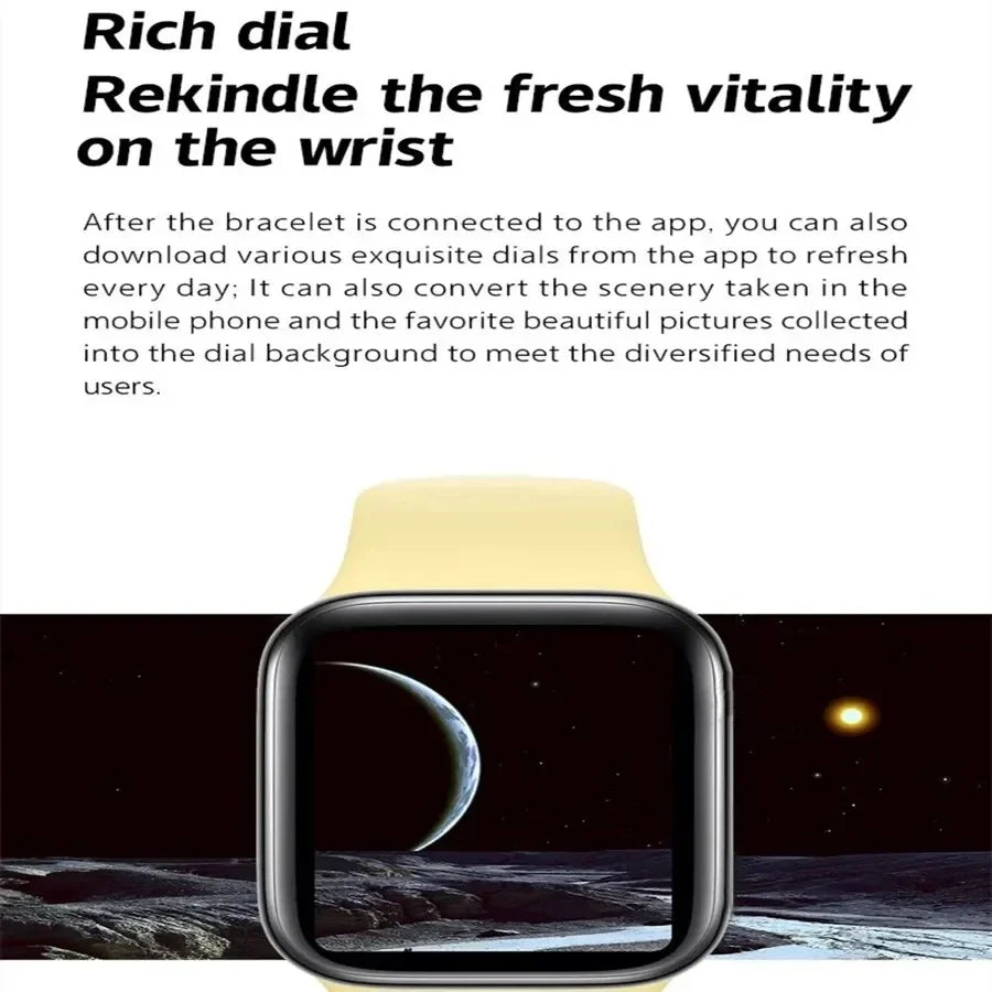 New Smartwatch for Men & Women – 1.73" HD Bluetooth Call Smart Watch for Android & iOS | Heart Rate, Blood Oxygen & Blood Pressure Monitor | Fitness Activity Tracker (LAXASFIT)