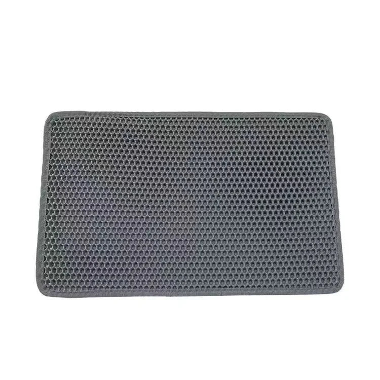 🐱🧼 Double Layer Waterproof Cat Litter Mat – Non-Slip & Washable