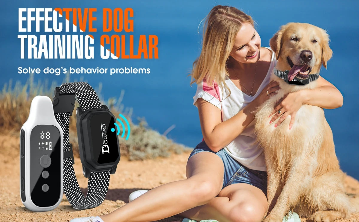 🐶📡 800m Digital Dog Training Collar – Waterproof Rechargeable with LCD