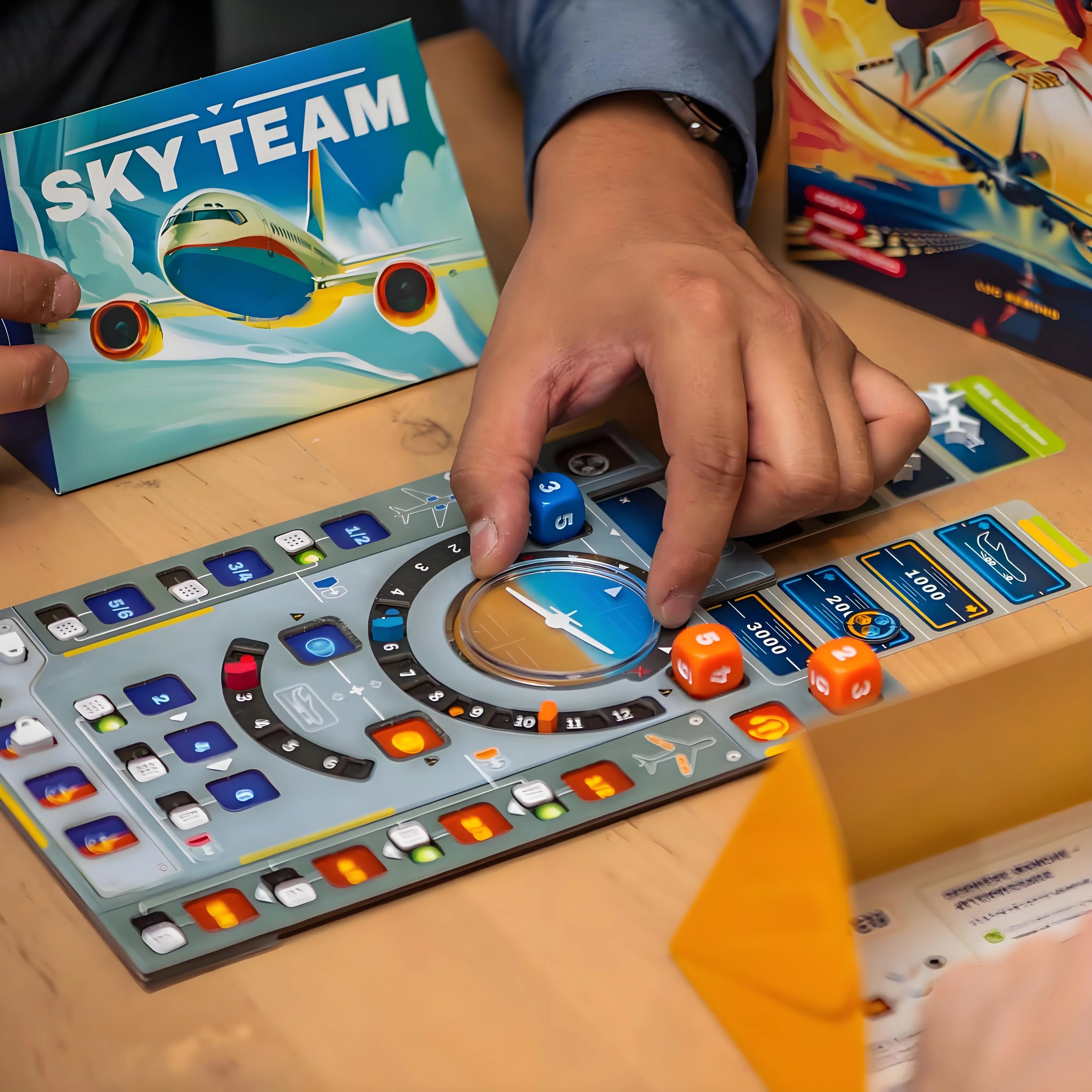 Sky Team – Cooperative 2-Player Strategy Board Game | Land the Plane Challenge | Ages 14+ | 20-Minute Thrill✈️🎲