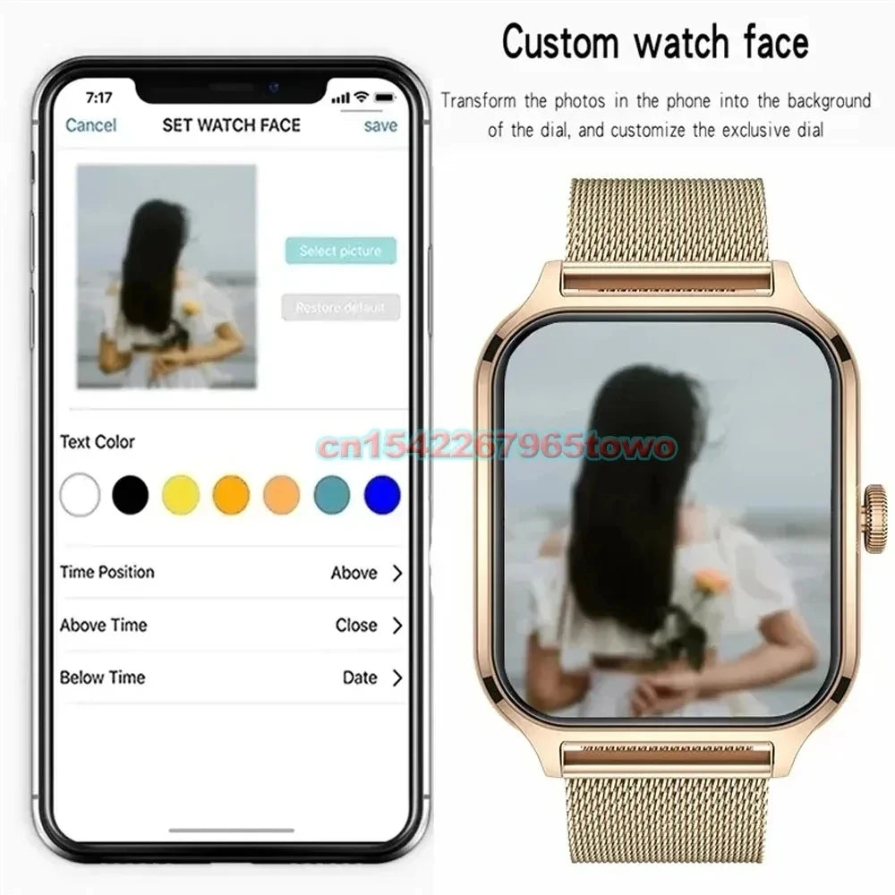 1.83" HD Smart Watch – Bluetooth Call & Sports Mode for Android & iOS