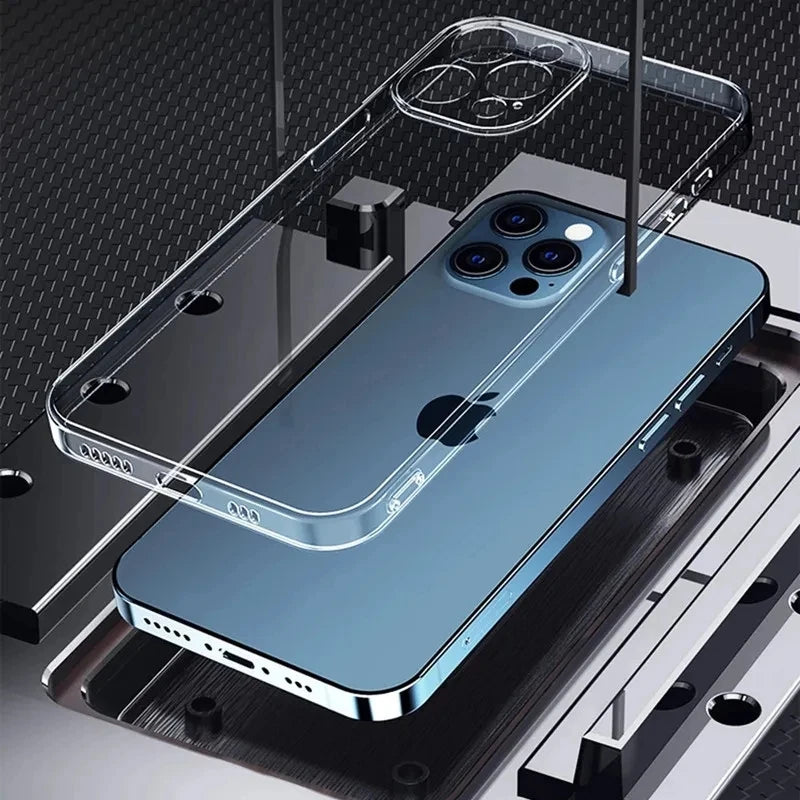 Transparent Soft TPU Silicone Case for iPhone – Clear Back Cover
