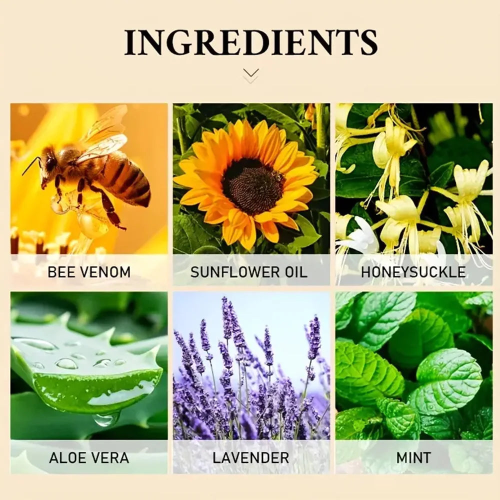 🐝✨ Premium Bee Venom Cream for Face & Neck – Collagen Boost, Skin Tightening & Natural Moisturizer (Non-Greasy)