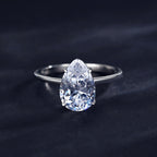 💎✨ Ailmay Luxury Clear CZ Ring – Solid 925 Sterling Silver