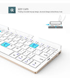⌨️📱 BOW Mini Folding Bluetooth Keyboard – 3 Device Support with Stand