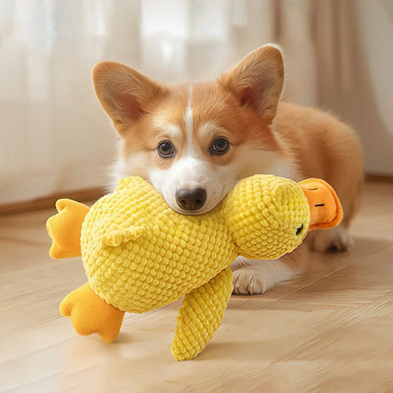 🐾🧸 Indestructible Squeaky Plush Toy – For Aggressive Chewers