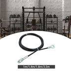 Multipurpose Portable Fitness Pulley Cable 🏋️‍♂️ | Steel Wire Rope Gym Attachment for Home & Gym Training (0.20"/5mm)