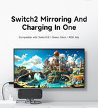 🎮🔗 Hagibis Switch 2 Dock – 4K@60Hz USB-C to HDMI with 100W PD