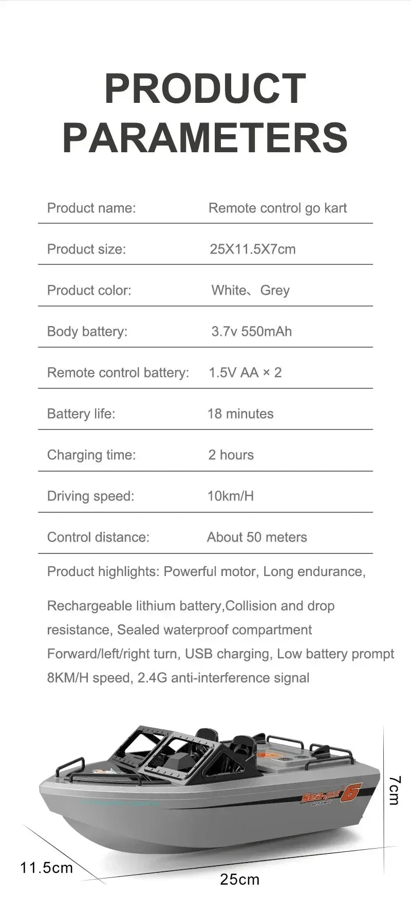 Brushless Jet 2.4G RC Boat TX693 Remote Control Boat Ship Brushless Motor Boat Model Electric Speedboat Toy Gift for Boys