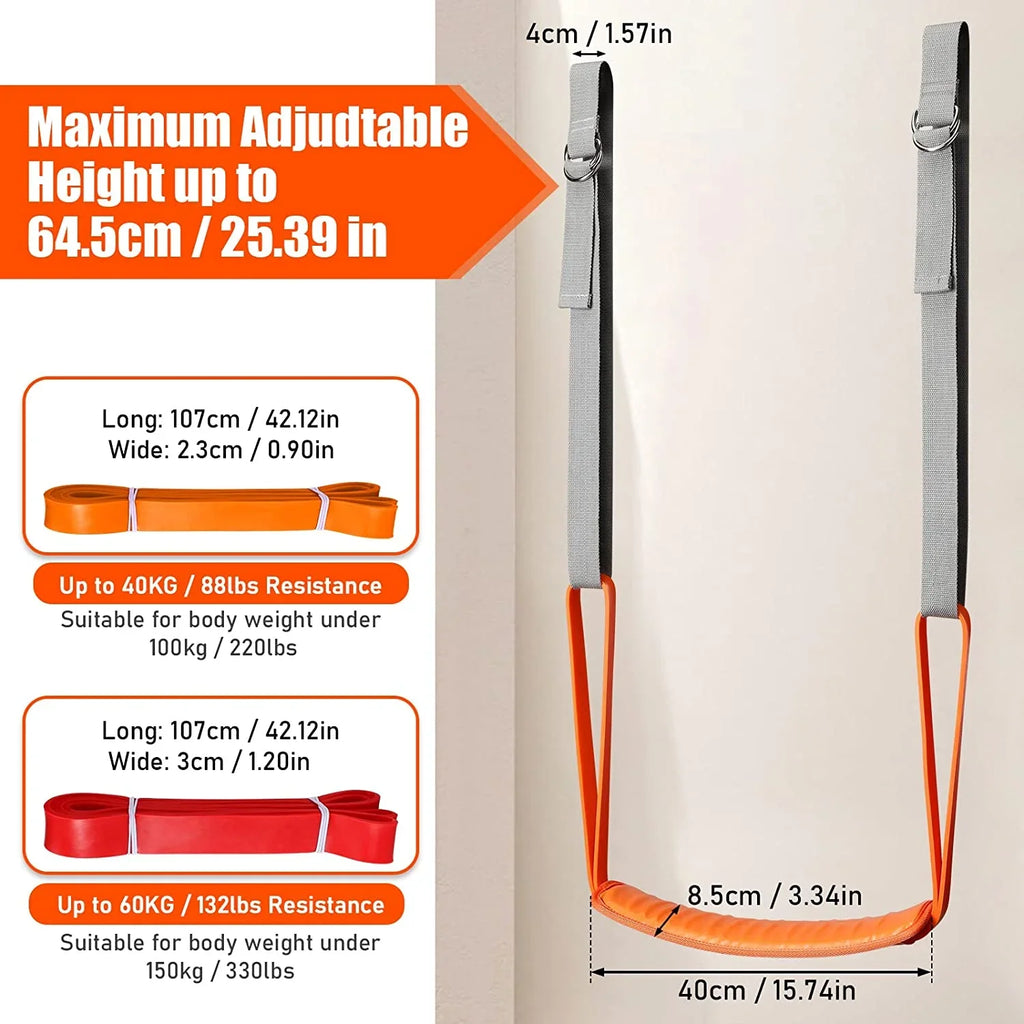 Pull-Up Assistance Bands Set with Resistance Straps – Support for Pull-Ups, Chin-Ups & Strength Training for Men & Women