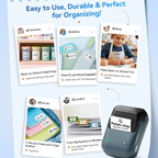 🏷️📱 NIIMBOT B1 Portable Thermal Label Printer – 2 Inch Bluetooth Sticker Maker