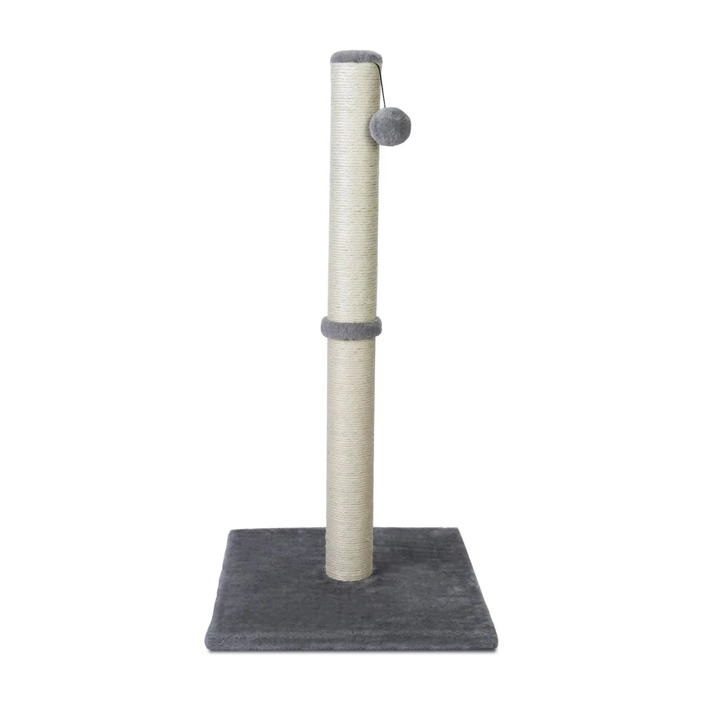 🐾🌳 Tall Premium Sisal Cat Scratching Post with Dangling Ball