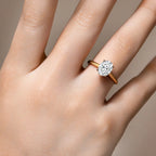 💎✨ ATTAGEMS Oval Cut 2CT D VVS1 Moissanite Engagement Ring 🤍 | 9×7mm S925 Sterling Silver Wedding Ring for Women 👰 | Luxury Jewelry Gift