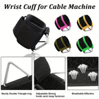 Adjustable Wrist Cuff for Cable Machine – Neoprene Padded Gym Ankle/Wrist Strap for Arm & Glute Training | Fitness Attachment for Men & Women (1 Pc)