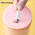 🥤⚡ Portable Milkshake & Smoothie Blender 🍓 | 10-Blade Powerful Juice Jug 💪 | USB Rechargeable Mini Blender for Home, Office, Sports & Outdoor 🏃‍♀️🌿