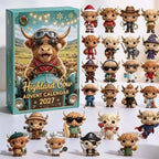 Highland Cow Advent Calendar – 24-Day Christmas Countdown