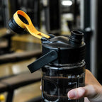 LUSQI Large Capacity Water Bottle (1.5L / 2L / 3L) – Leakproof Straw Bottle with Time Marker 💧✨