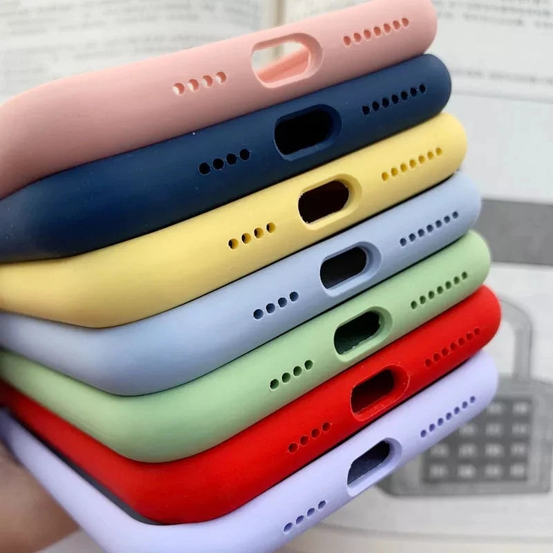 🌈📱 Original Style Silicone Case for iPhone 17 / 16 / 15 / 14 / 13 / 12 / 11