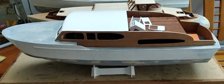 Catalina Yacht Model Basswood Laminate Processing Upgrade Version RC Boat Kit Simulation Assembly Kit
