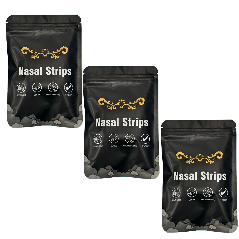🌙😴 Extra-Strength Anti-Snoring Nose Patch Set – 30/90/150 Nasal Strips for Better Breathing & Easier Sleep