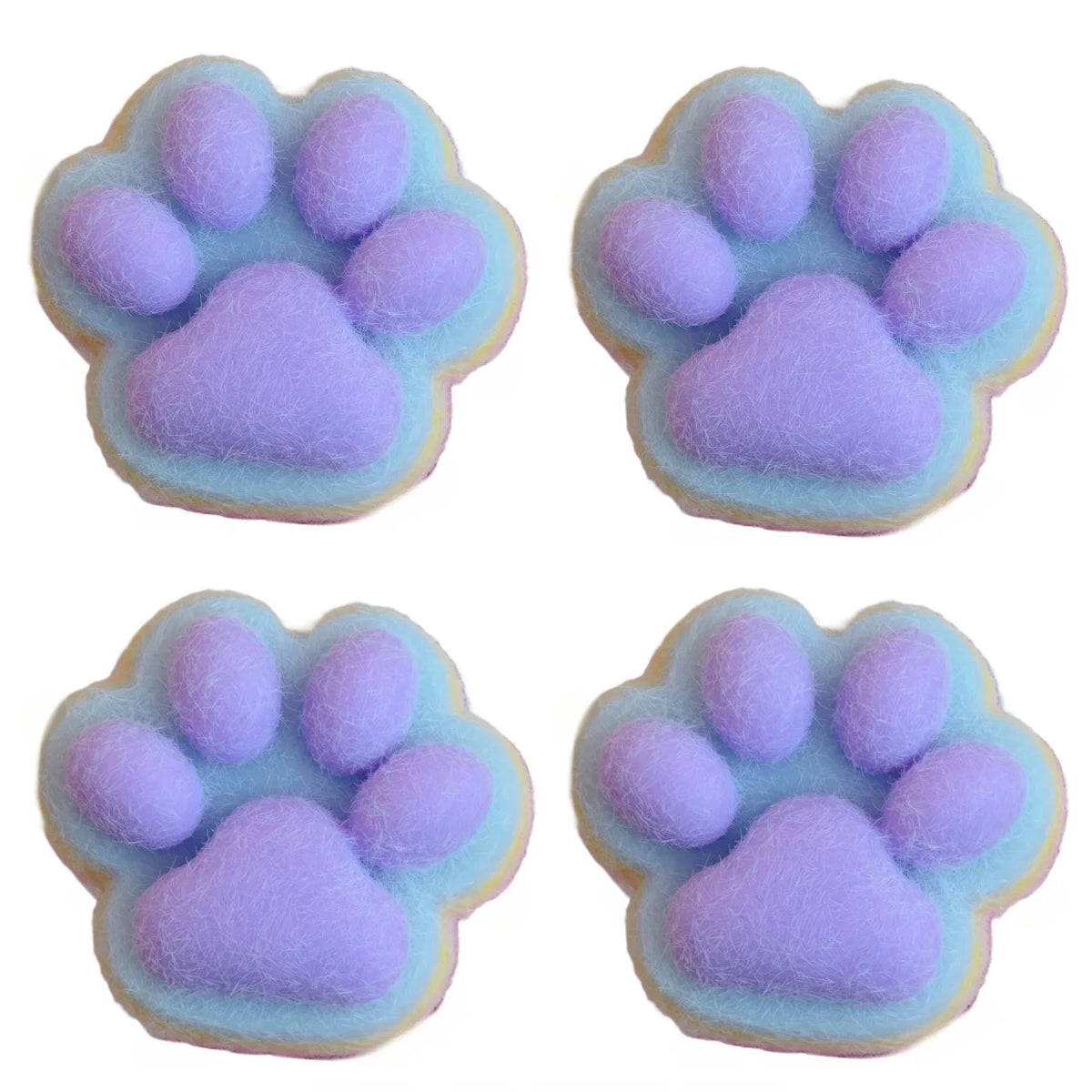 Cat Paw Mochi Squishy Toy – Soft Plush & Silicone Slow-Rebound Fidget