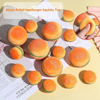 Hamburger Stress Ball – TPR Food-Shaped Sensory Squeeze Fidget Toy
