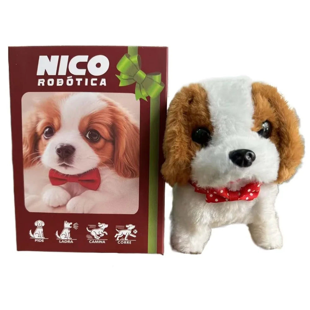 🎁 Birthday Gift Stuffed Animal 🐶 Realistic Robotic Puppy 🤖 Interactive Robot Dog 🐾 Barking, Tail Wagging & Walking Toy 🎂 Kids & Pet Lovers Gift 🎀