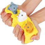 Cheese Mouse Squishy Stress Ball – Cute Sensory Squeeze Fidget Toy