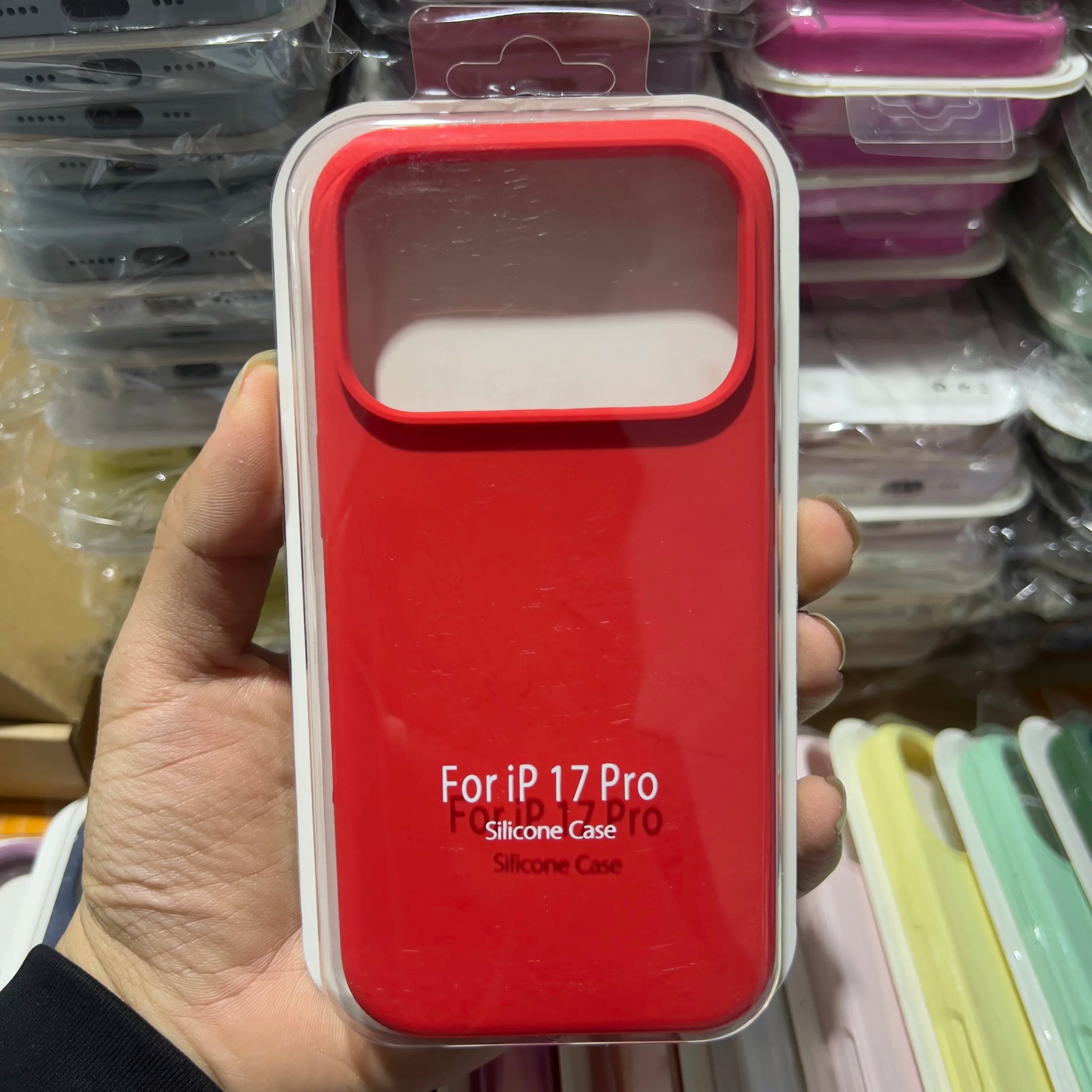 🍭📱 Official Liquid Silicone Skin-Feel Case for iPhone 17 Air / 16 / 15 / 14 / 17 Pro Max