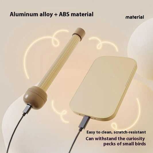 🦜🔥 Auto Thermostat Heated Bird Perch – Safe Winter Warmer Stand