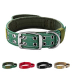 🐕🛡️ Tactical Dog Collar with Handle – Heavy Duty Double Buckle