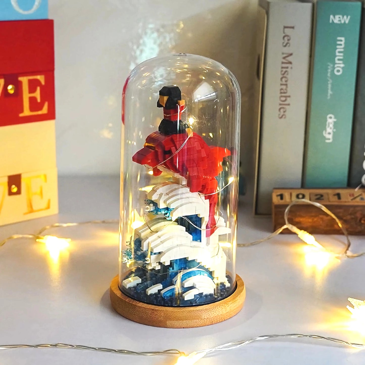 🧱✨ Educational MOC Mini Building Blocks – Exquisite Handmade Assembly Model for Kids | Desktop Decoration & Holiday Gift