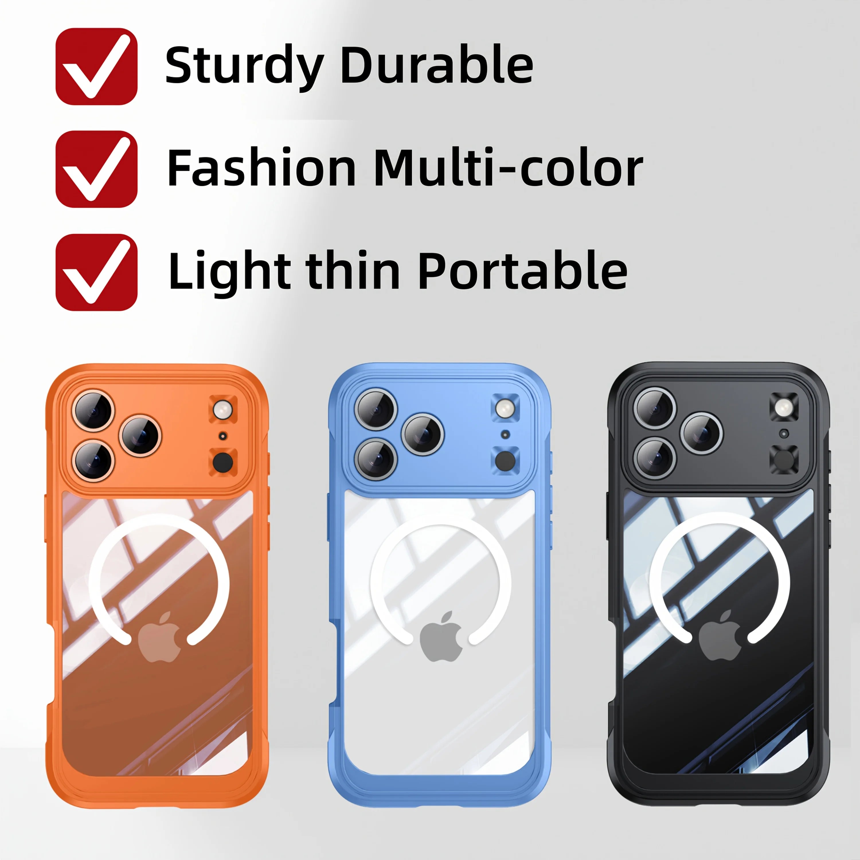 🧲📱 Durable Non-Slip Magnetic Wireless Charging Case for iPhone 17 Series