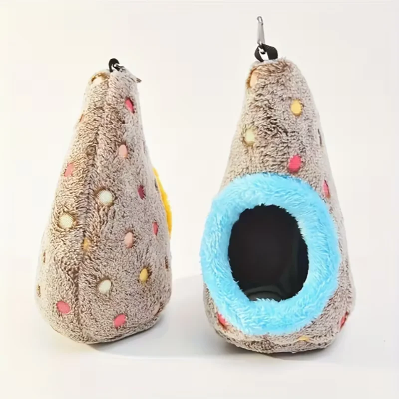 🦜❄️ Autumn Winter Plush Warm Nest for Parrots & Budgies