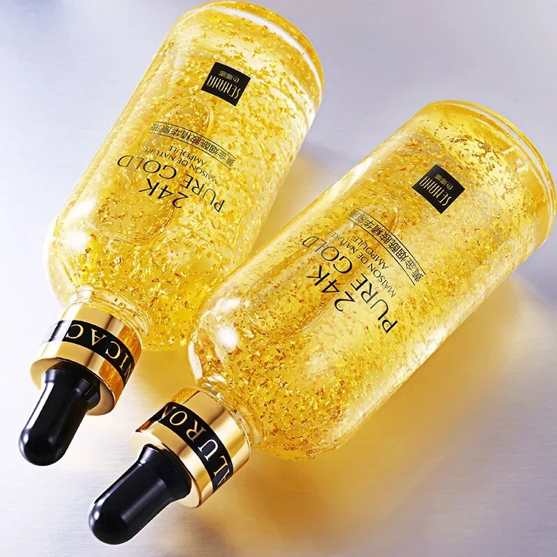 ✨💎 24K Gold Hyaluronic Acid & Nicotinamide Face Essence – Deep Hydration, Pore Care & Brightening Firming Serum✨💎 24K Gold Hyaluronic Acid & Nicotinamide Face Essence – Deep Hydration, Pore Care & Brightening Firming Serum