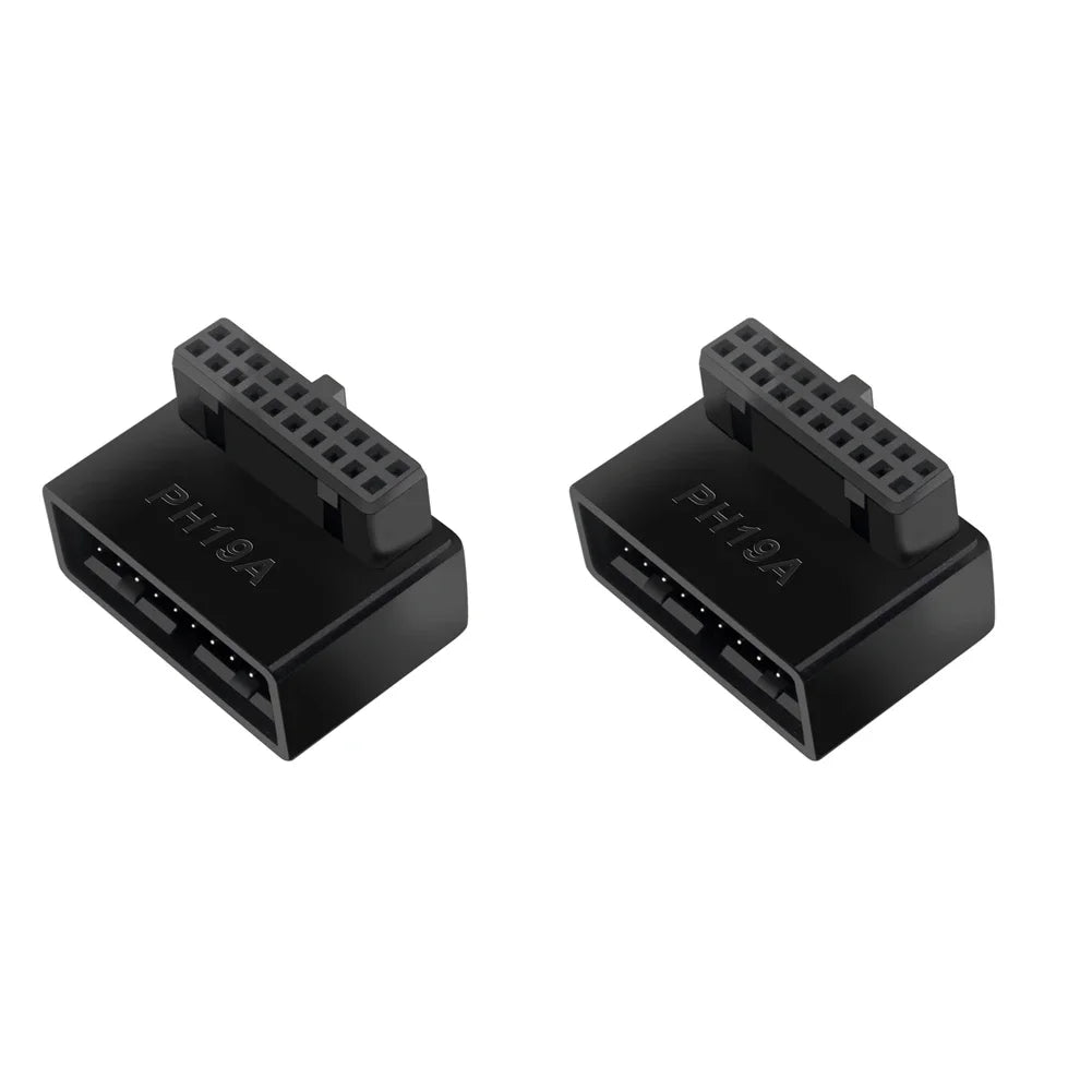 USB 3.0 Motherboard Header Adapter 19P/20P 90° Desktop Converter