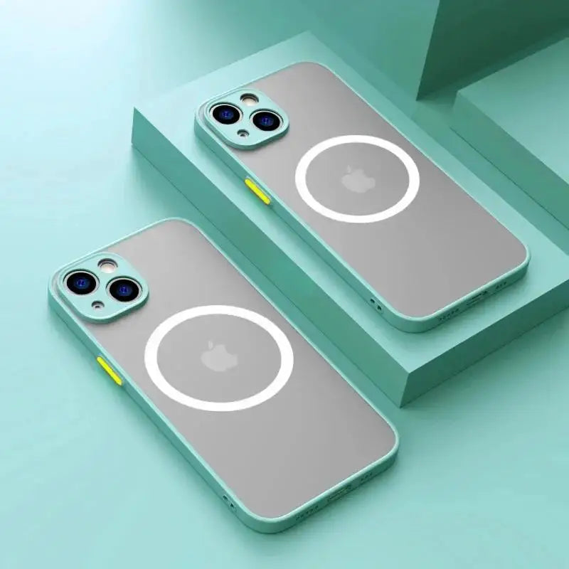 Luxury Matte Armor Magnetic MagSafe Case for iPhone 15 / 16 / 14 / 13 / 12 / 11