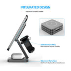 3-in-1 Foldable Magnetic Wireless Charging Station for iPhone & Apple Watch